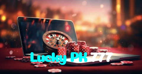 Lucky PK 777 casino presented on mobile device in Pakistan with slots and live games